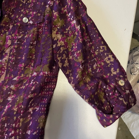 Ruby Rd purple blouse/jacket - size 10 - Picture 3 of 3